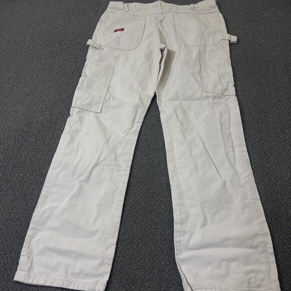 Dickies Painter Pants Mens 36x34 White Utility Workwear Carpenter * - Picture 7 of 14